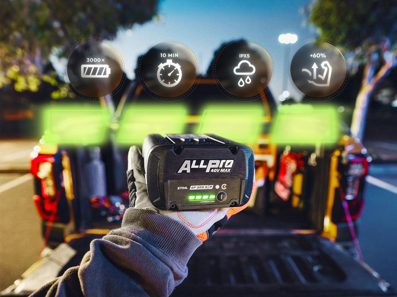 STIHL ALLPRO battery reference photograph